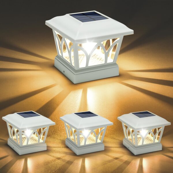 Solar Deck Post Cap Lights